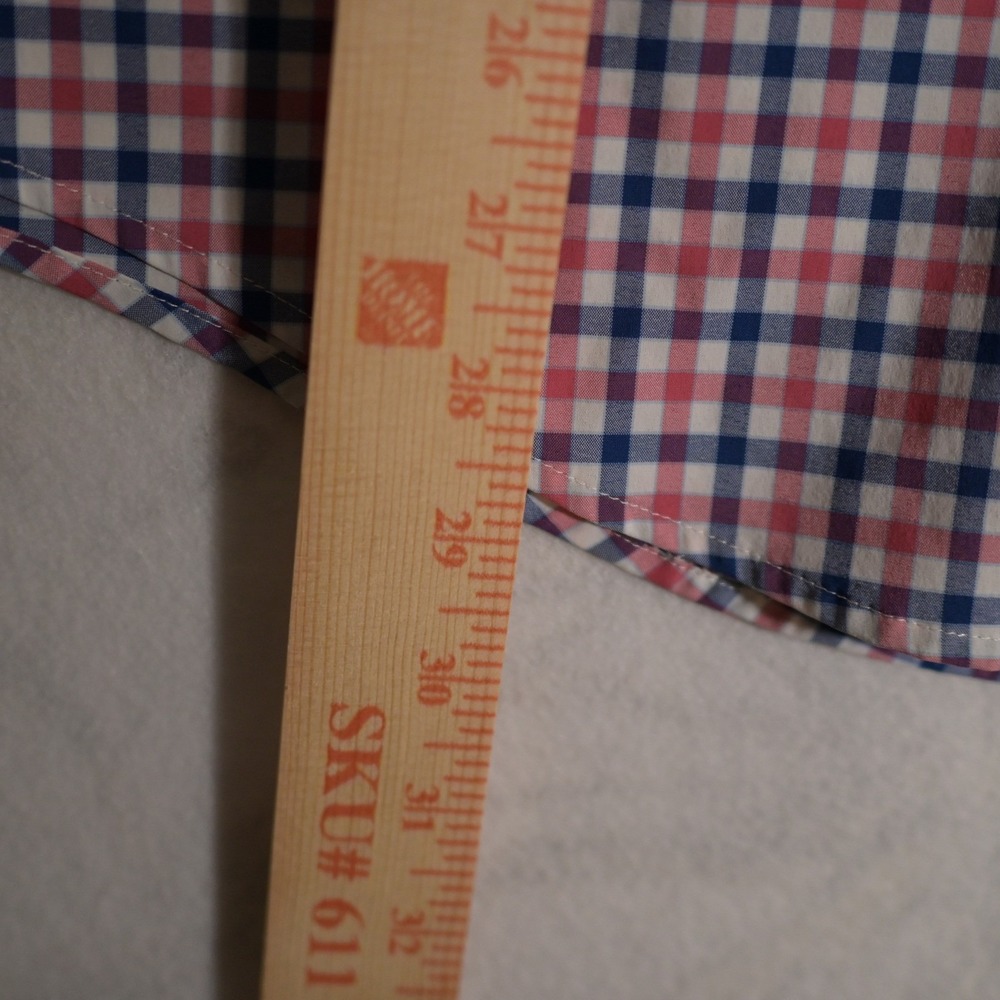Vineyard Vines Mens L Performance Gingham long sleeve Shirt 4th of July Preppy - Picture 9 of 9